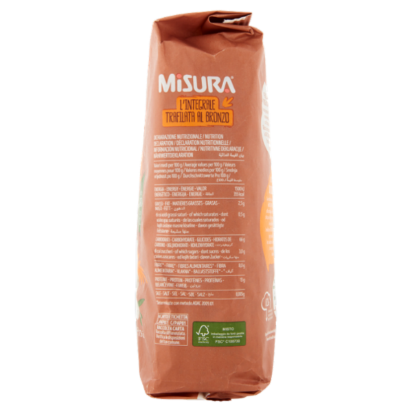 Misura L'Integrale Trafilata al Bronzo Fusilli 500 g