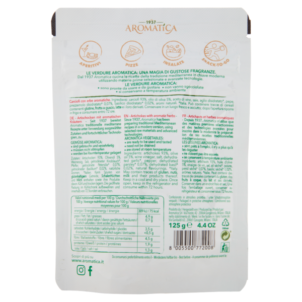 Aromatica Cuori di Carciofo 125 g