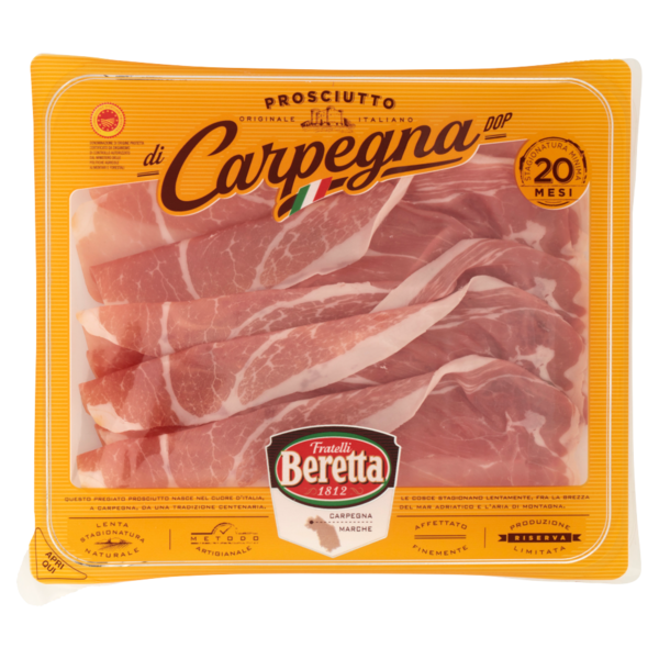Fratelli Beretta Prosciutto di Carpegna DOP Stagionatura Minima 20 Mesi 85 g