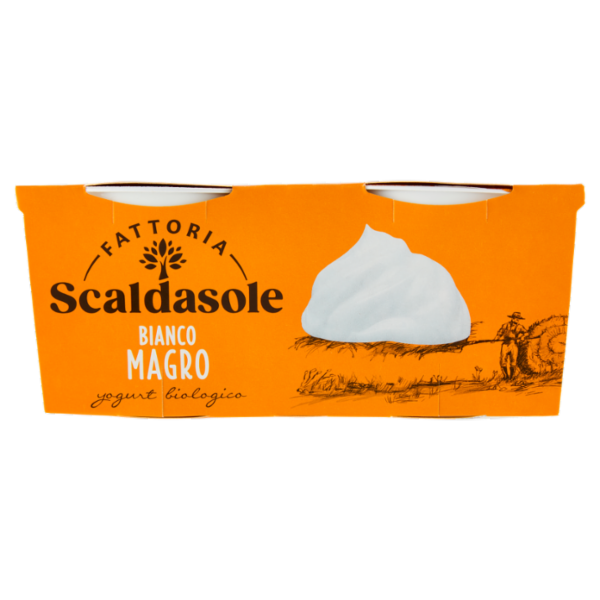 Fattoria Scaldasole Bianco Magro yogurt biologico 2 x 115 g
