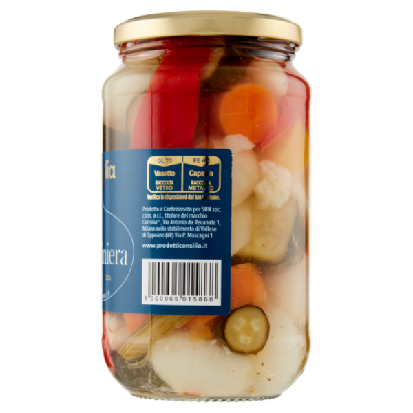 Consilia Optima Giardiniera Ricca in Agrodolce 460 g
