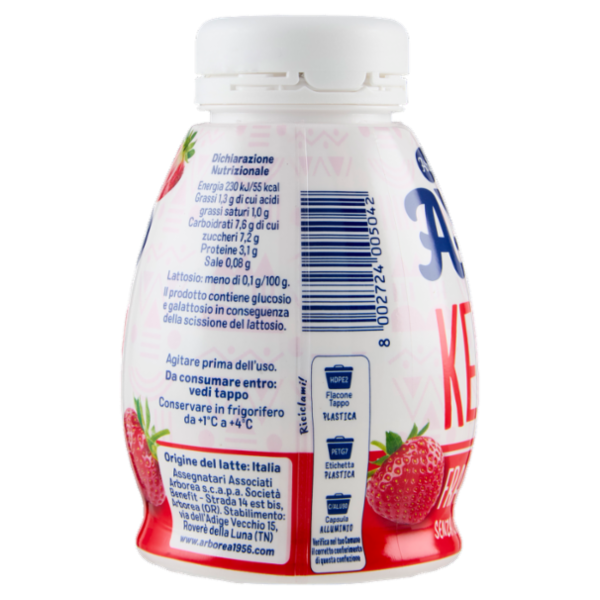 Arborea A-Yo Kefir Fragola Senza Lattosio 200 g