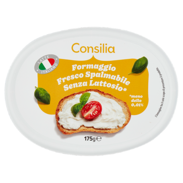 Consilia Formaggio Fresco Spalmabile Senza Lattosio 175 g