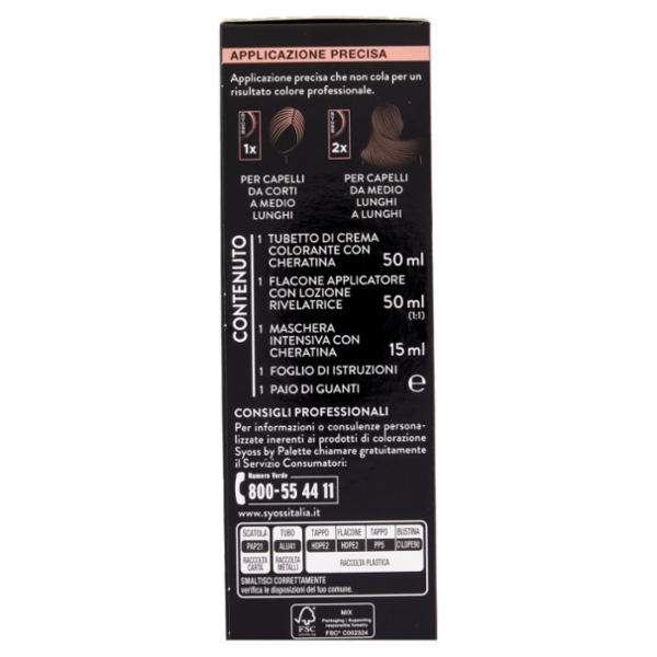 Syoss By Palette Colorazione Permanente 3_1 Castano Scuro