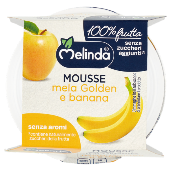 Melinda Mousse mela Golden e banana 2 x 100 g