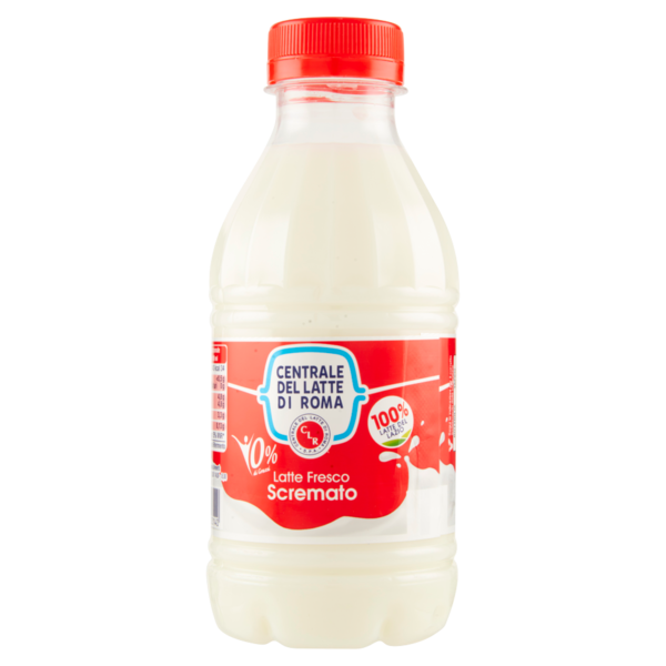 Centrale del Latte di Roma 0% di Grassi Latte Fresco Scremato 500 ml