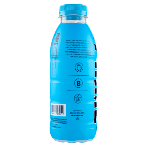 Prime Hydration Blue Raspberry Flavour 500 ml