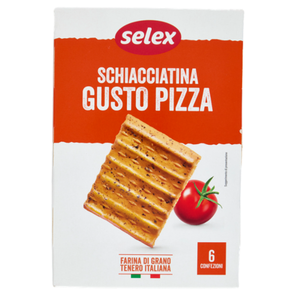 Selex Schiacciatina Gusto Pizza 6 Porzioni da 37,5 g