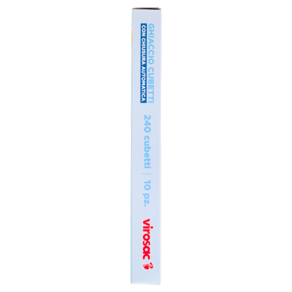 virosac Ghiaccio Cubetti con Chiusura Automatica 240 cubetti 10 pz