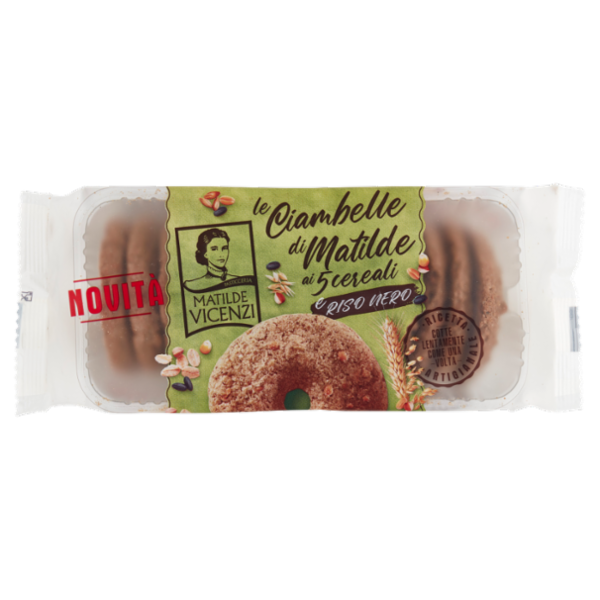 Pasticceria Matilde Vicenzi le Ciambelle di Matilde ai 5 cereali e Riso Nero 200 g