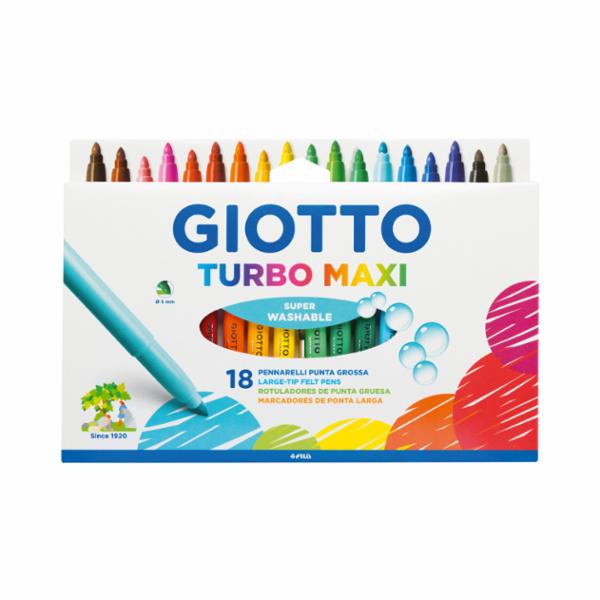 18 PENNARELLI FILA GIOTTO TURBO MAXI PUNTA GROSSA