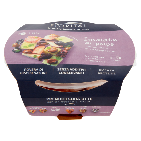 Fiorital Insalata di polpo con patate e olive taggiasche 220 g