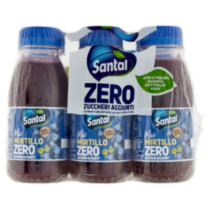 Santal Mix Mirtillo Zero Zuccheri Aggiunti 6 x 150 Ml