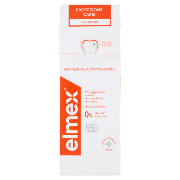 elmex collutorio Protezione Carie rinfresca l'alito 400 ml