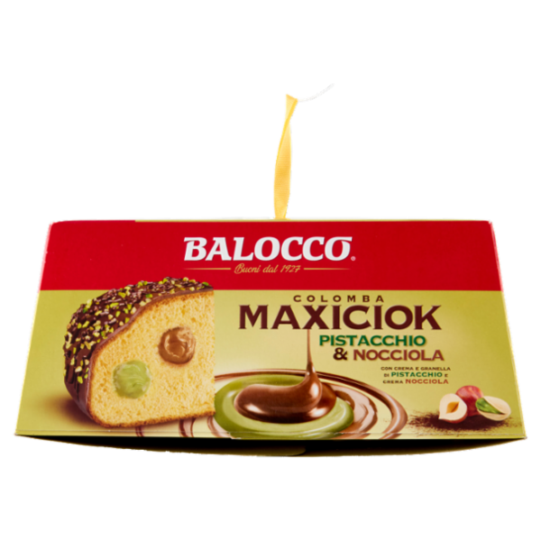 Balocco Colomba Maxiciok Pistacchio & Nocciola 750 g