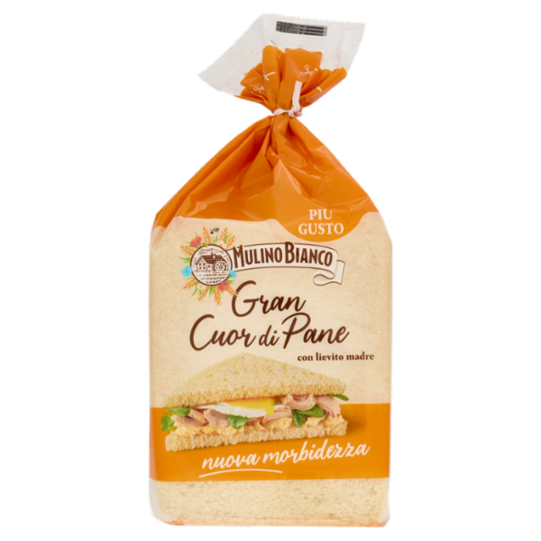 Mulino Bianco Gran Cuor di Pane Bianco Nuova Morbidezza 400g