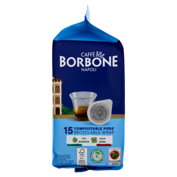 Caffè Borbone Miscela Decisa Cialde Compostabili* 15 x 7,2 g