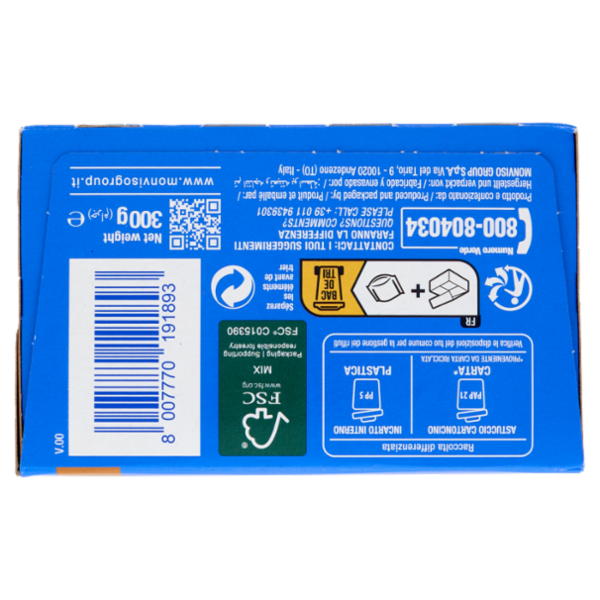 Monviso Biscotto Salute Integrale Fette biscottate 300 g