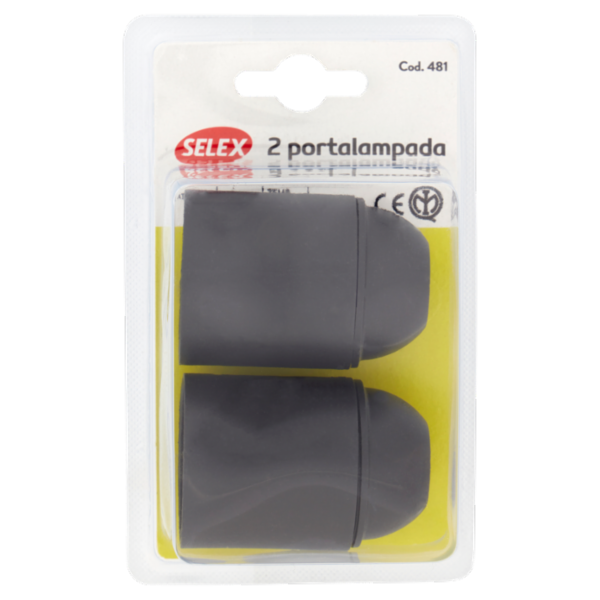 Selex Portalampada E27 Nero