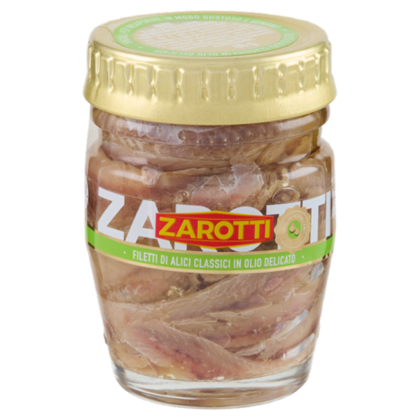 Zarotti Filetti di Alici Classici in Olio Delicato 60 g