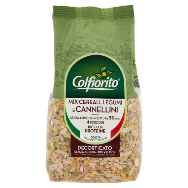 Colfiorito Mix Cereali, Legumi e Cannellini Decorticato 350 g