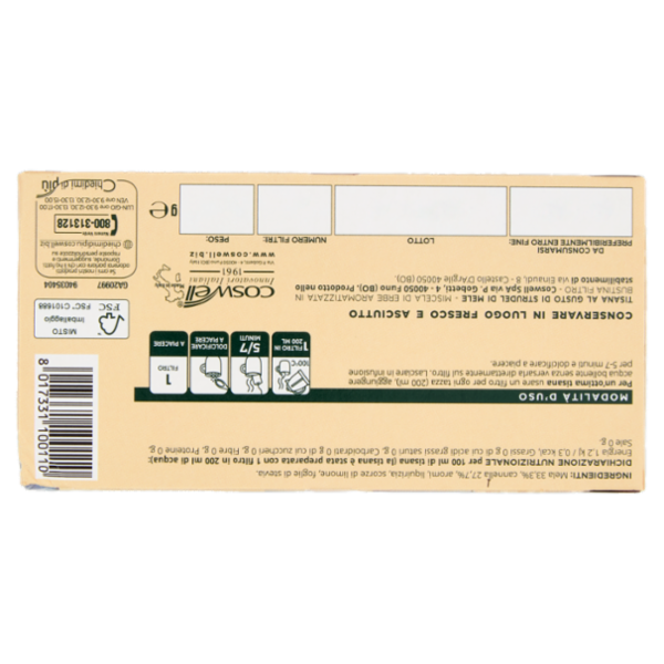 L'Angelica Passioni d'inverno al Gusto di Strudel di Mele 15 Filtri 27 g