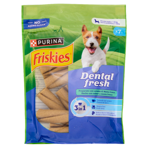 PURINA FRISKIES Dental Fresh aroma alla menta Small 110g