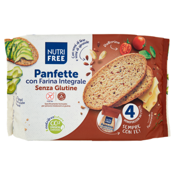 Nutrifree Panfette con Farina Integrale Senza Glutine 340 g