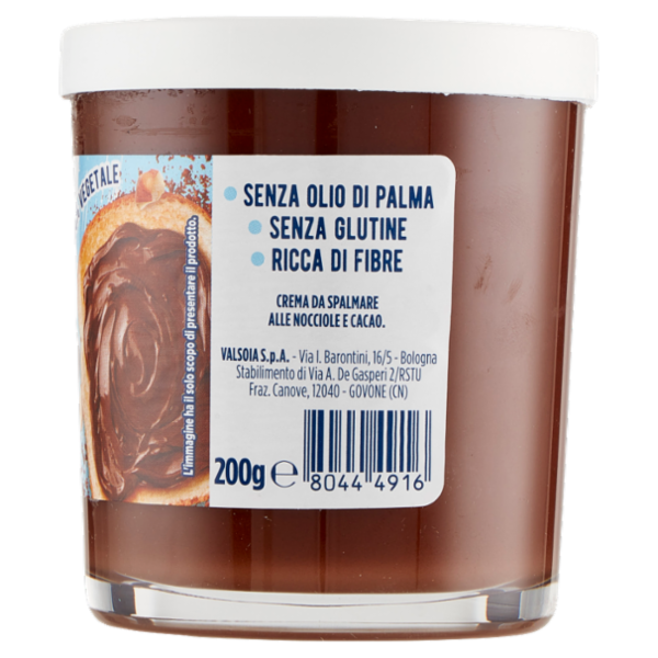 Valsoia Bontà e Salute la Crema alle Nocciole e Cacao 200 g