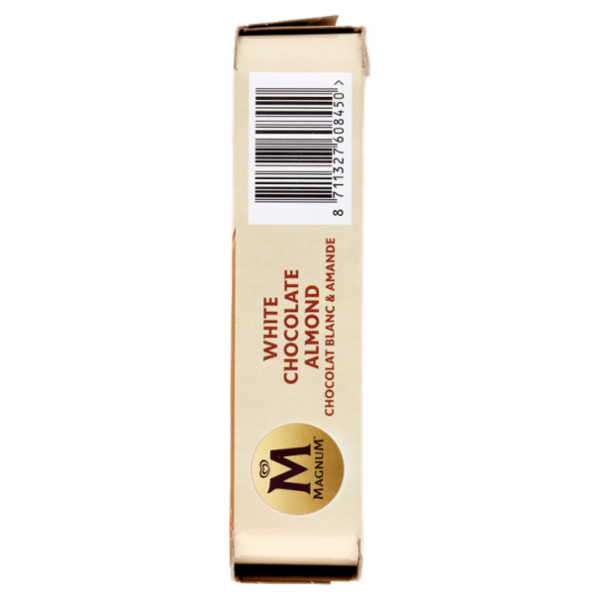 Magnum White Chocolate Almond 4 Gelati 300 g