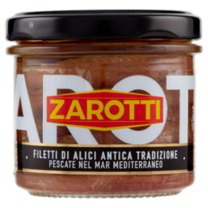 Zarotti Filetti Di Alici Antica Tradizione Pescate Nel Mar Mediterraneo 110 g