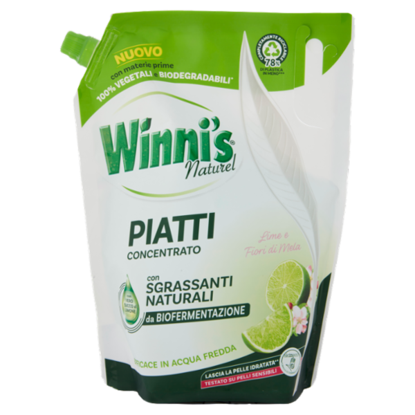 Winni's Naturel Patti Concentrato Lime e Fiori di Mela pouch 900 ml