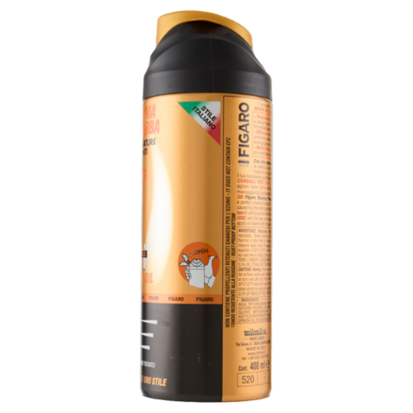 Figaro Uomo Schiuma da Barba Argan Oil 400 ml