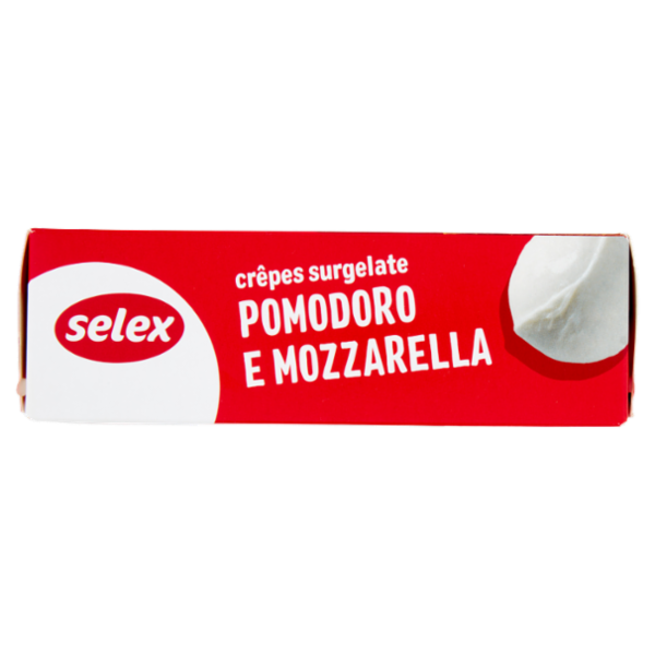 Selex Crêpes Surgelate Mozzarella e Pomodoro 4 pezzi 250 g