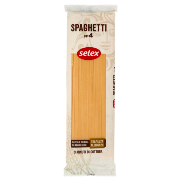 Selex Pasta di Semola Trafilata al Bronzo Spaghetti 500 g