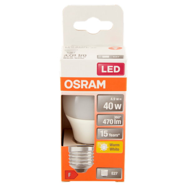 Osram Led Star Classic P 40 Warm White 4.9 W E27