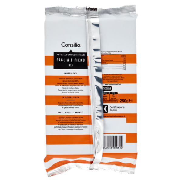 Consilia Pasta all'Uovo Paglia e Fieno N.5 250 g