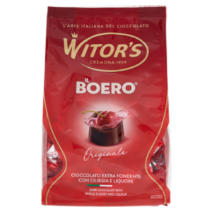 Witor's Il Boero Originale Cioccolato Extra Fondente Con Ciliegia e Liquore 650 g