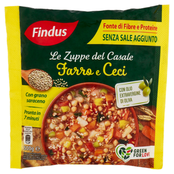 Findus Le Zuppe del Casale Farro e Ceci 500 g