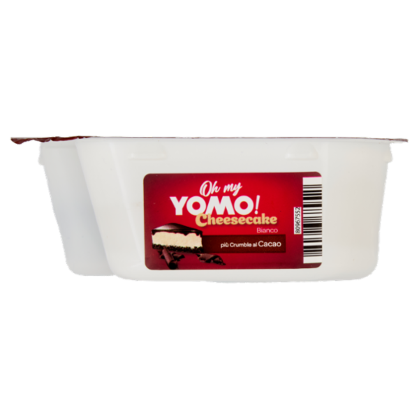 Oh my Yomo! Cheesecake Bianco più Crumble al Cacao 140 g