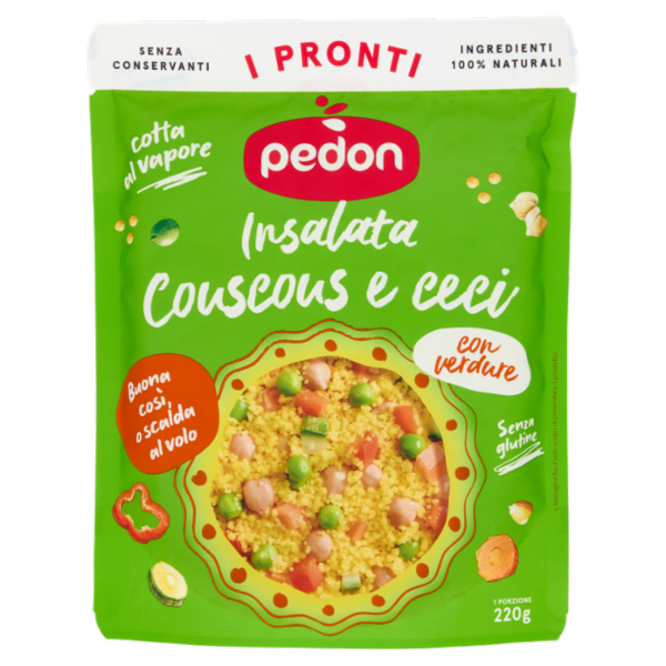 pedon I Pronti Insalata Cous Cous e ceci con verdure 220 g