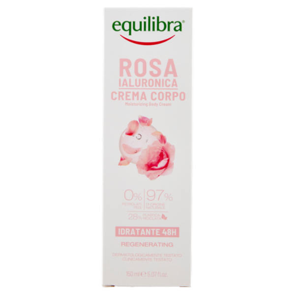 equilibra Rosa Ialuronica Crema Corpo Idratante 48H 150 ml