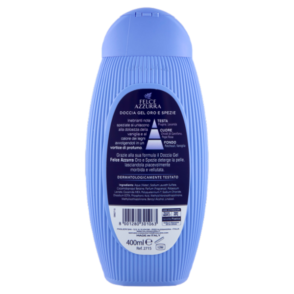 Felce Azzurra Oro e Spezie Setificante Doccia Gel 400 ml