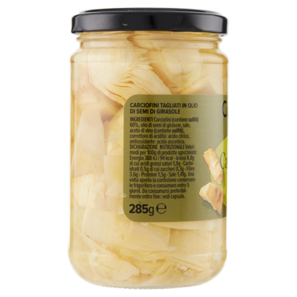 Consilia Carciofini Tagliati in Olio di Semi di Girasole 285 g