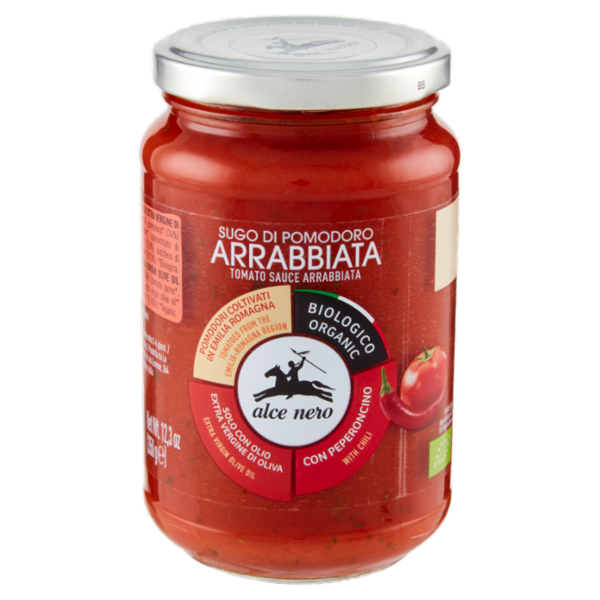 alce nero Sugo di Pomodoro Arrabbiata 350 g
