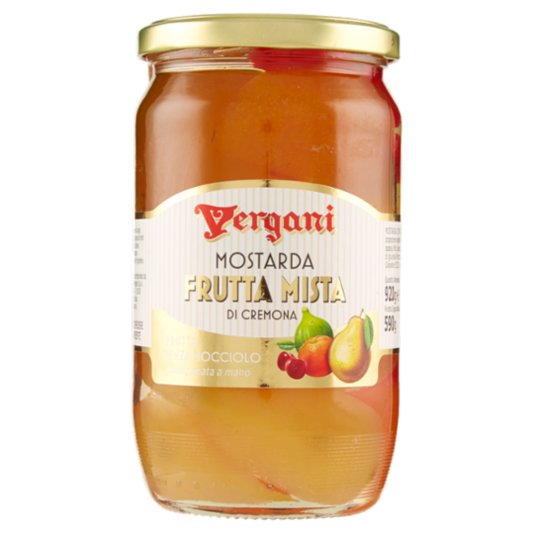 Vergani Mostarda Frutta Mista di Cremona 920 g