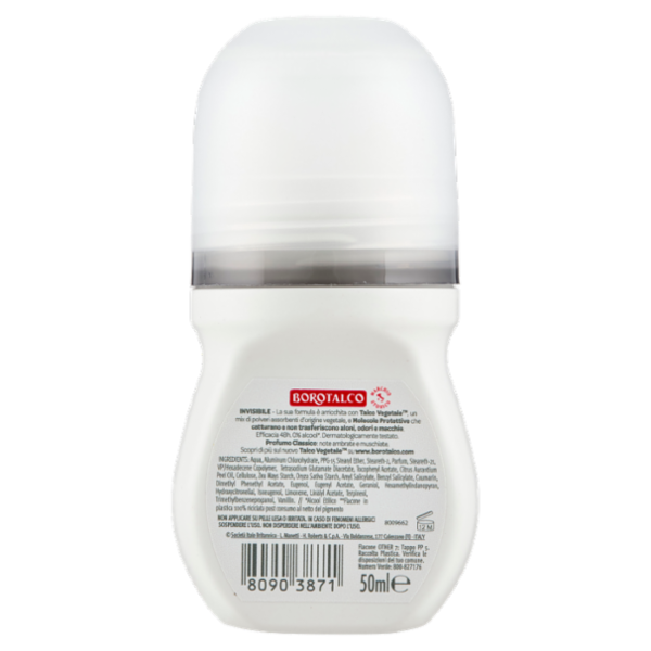Borotalco Invisibile Deo Roll On 50 ml