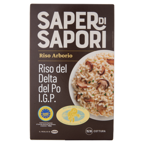 Selex Saper di Sapori Riso Arborio I.G.P. Riso del Delta del Po 1 kg