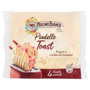 Mulino Bianco Piadina Piadelle Toast Ideale Per Piadina e Toast 4pz 240g