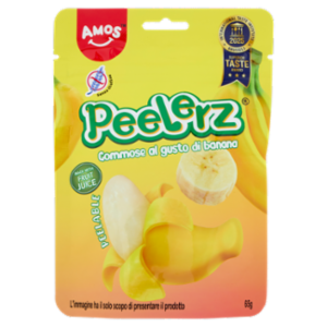 Amos Peelerz Gommose Al Gusto Di Banana 65 g